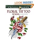 Amazon.com: Creative Haven Floral Tattoo Designs Coloring Book (Adult Coloring) (9780486496290 ...