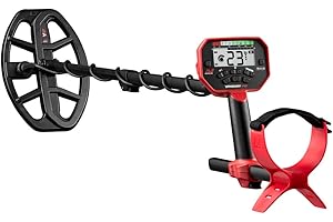 Minelab Vanquish 440 Multi-Frequency Pinpointing Metal Detector for Adults with V10 10"x7" Double-D Waterproof Coil (4 Detect Modes, Wired Headphones & Rain Cover Included)