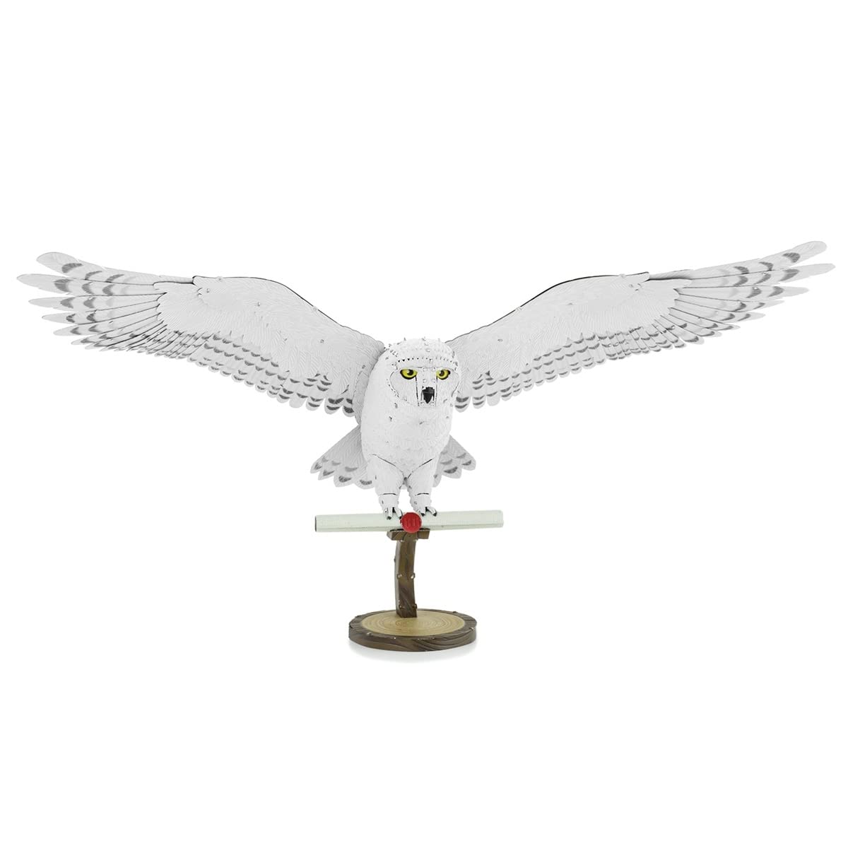 Fascinations Metal Earth 3D Construction Kit - Harry Potter Snow Owl Hedwig, Laser Cut DIY Model Kit with 2.5 Metal Boards, from 14 Years