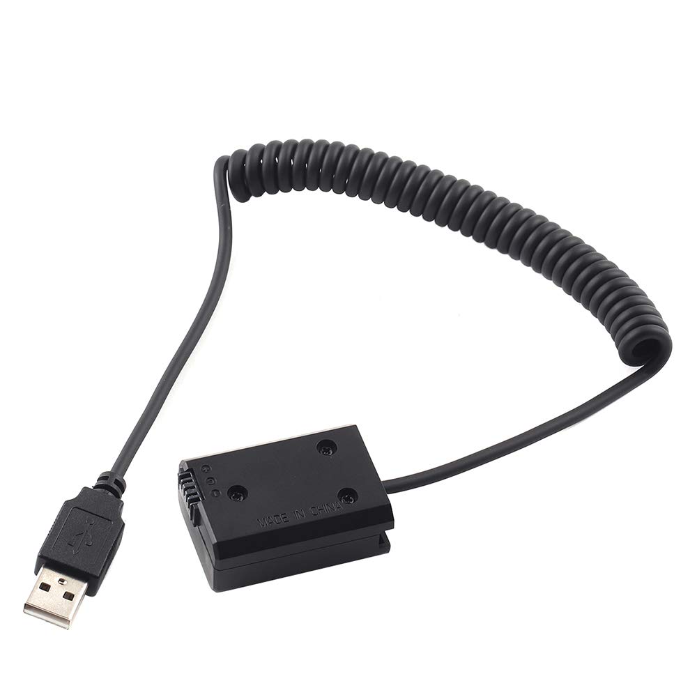 Fotga FTNJ318 USB Power Cable to Decoded NP-FW50 Dummy Battery for Sony Mirrorless Camera A7 A7R A7S A7II A7RII A7SII A6000/A6100/A6300/A6400/A6500 Battery Bank