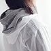 Rain Poncho Family Pack for Woman/Man Lightweight and Durable-EVA Material-Clear/White Color