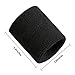 Beace Sweatband Sports Wristband for Men and Women, Moisture Wicking Athletic Cotton Terry Cloth Sweatband for Tennis, Running, Gym, Working Out, 6pcs, Black