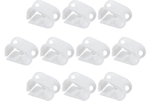 PATIKIL 10 Pack Plastic Tubing Clamps, 1/8"-1/4" Adjustable Tube Clamp Laboratory Pinch Valve Flow Control Hose Clamp for Hos