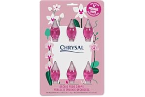 Chrysal Orchid Food. 6 Drops 5-6-7 with Micronutrients Care Plan for 12 Months