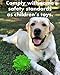 XL Squeaky Dog Toy - Large and Medium Dogs - Sensory Nubby Dog Toy Broccoli - Natural Rubber (Latex) - Free from Harmful Chemicals (Green)