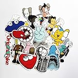 Meet Holiday KAWS Stylish Stickers Laptop Car Helmet Luggage Skateboard Computer Keyboard Fridge Personalize Decals(27pcs)