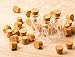 Size #4 Tapered Cork Plugs for Small Bottles and Test Tubes (0.6 x 0.47 x 0.5 in, 100 Pack)