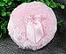 JETTINGBUY 2 PCS Powder Puff For Body Power, Professional Butterfly Baby Cosmetic Soft Plush Powder Puff Sponge For Talcum Powder Makeup Cosmetic Plush Sponges, Pink - Large Size