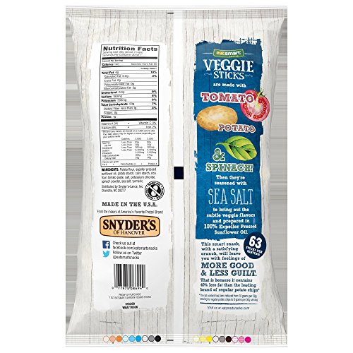 Eatsmart Snacks Veggie Sticks, 7Ounce Bags (Pack of 12) Buy Online