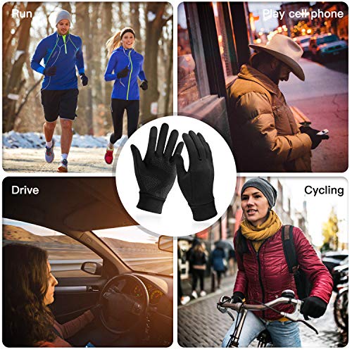image for Unigear Lightweight Running Gloves, Touch Screen Anti-slip Warm Gloves