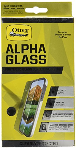 OtterBox ALPHA GLASS SERIES Screen Protector for iPhone 6 Plus/6s Plus - Retail Packaging - CLEAR