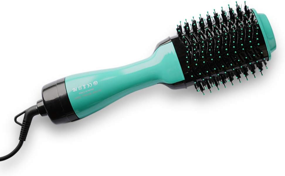 SITAKE One-step Hair Dryer and Styler Volumizer, 4 in 1 Hair Dryer Brush, Ceramic Coating Hot-Air blow dryer brush, 1000W Hot Air Brush for Hair Straightening, Curling, Styling and Drying (EU Plug)