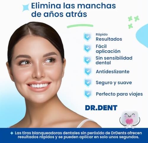 Tiras blanqueadoras de dientes profesionales, 7 tratamientos, seguras para el esmalte, blanqueamiento dental no sensible, blanqueamiento sin ningún daño, paquete de 14 tiras + abridor de boca