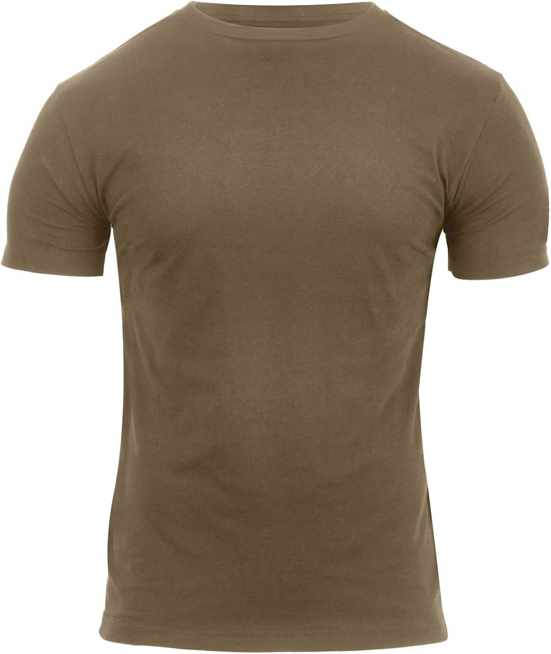 Rothco Athletic Fit Solid Color Military T-Shirt: Clothing