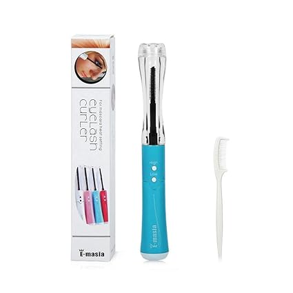 Elektrische beheizte Wimpernbürste, 360 ° drehende langlebige Anti-Verbrennung Wimpernzange Wimpern Curling Beauty Make-up-To