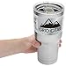 Grid Gear 30 Ounce Tumbler, Double Wall Vacuum Insulated Stainless Steel, Grid Gear Nomad (30 oz. - Slide-Close Lid)
