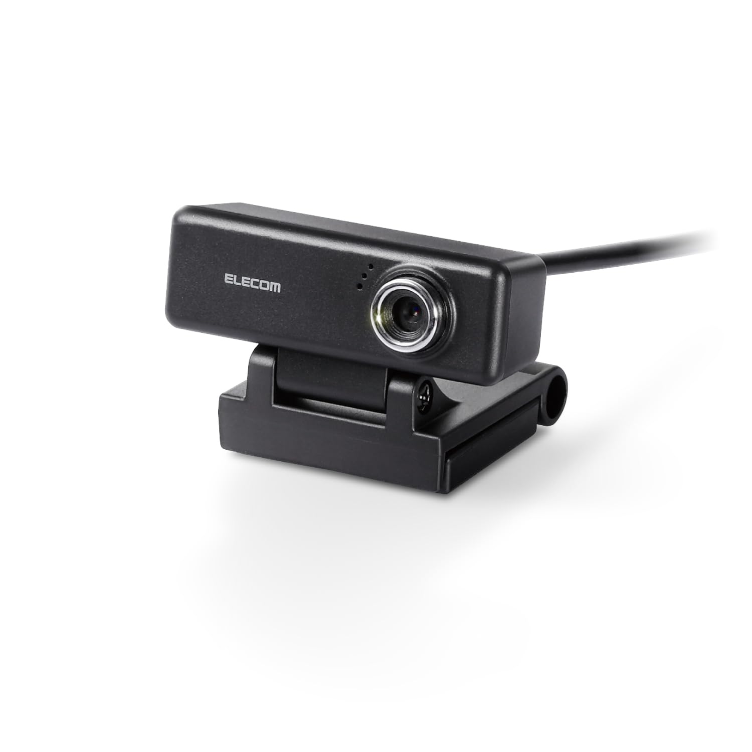 エレコム(ELECOM) WEBカメラ UCAM-C520FBBK 200万画素 HD 720p 30FPS マイク内蔵 高精細ガラスレンズ ケーブル長1.5m ブラック の商品画像
