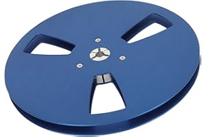 1/4 X 7 Empty Take Up Reel to Reel Tape Hub, 3 Holes Nab Open Reel Audio Aluminum Alloy 7 Inch Empty Tape Reel, Tape Reel Emp