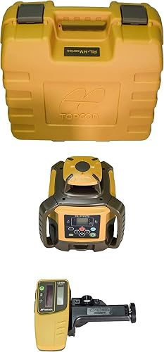 TOPCON CLASS 1 2.4mW Laser RL-HV2S Leveling Dual Grade Laser Kit w/NiMH ...