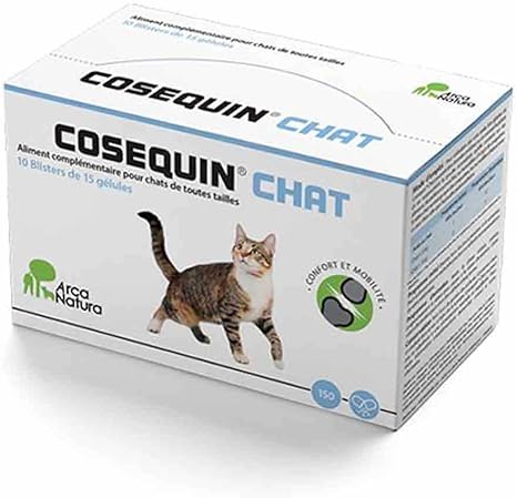 Complement Alimentaire Cosequin Ds Pour Chat Boite 150 Gelules Amazon Fr Animalerie