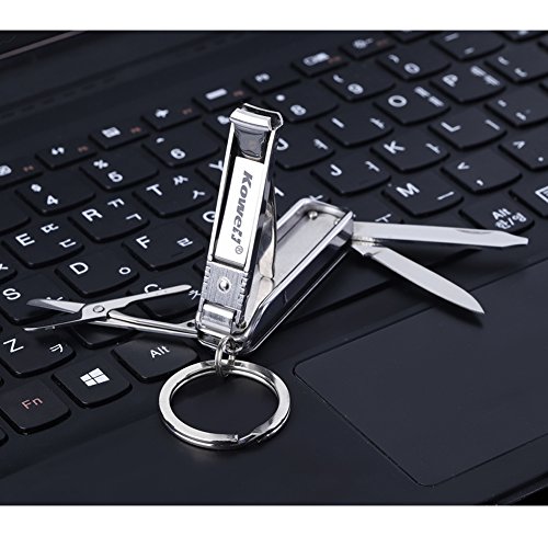 Kowell, Multi Tool Nail Clippers, Multi Purpose Pocket Knife, Nose Hair
