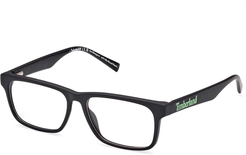 Brillengestell (Model TB1833) für Unisex, Rechteckig, gefertigt aus Kunststoff (inklusive Brillenetui)