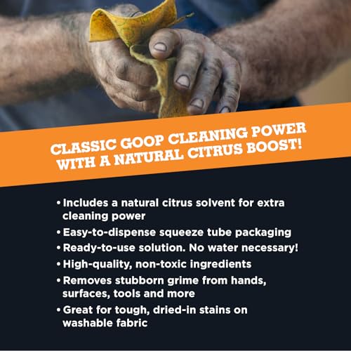 GOOP Orange MultiPurpose Waterless Hand Cleaner And Stain Remover 5