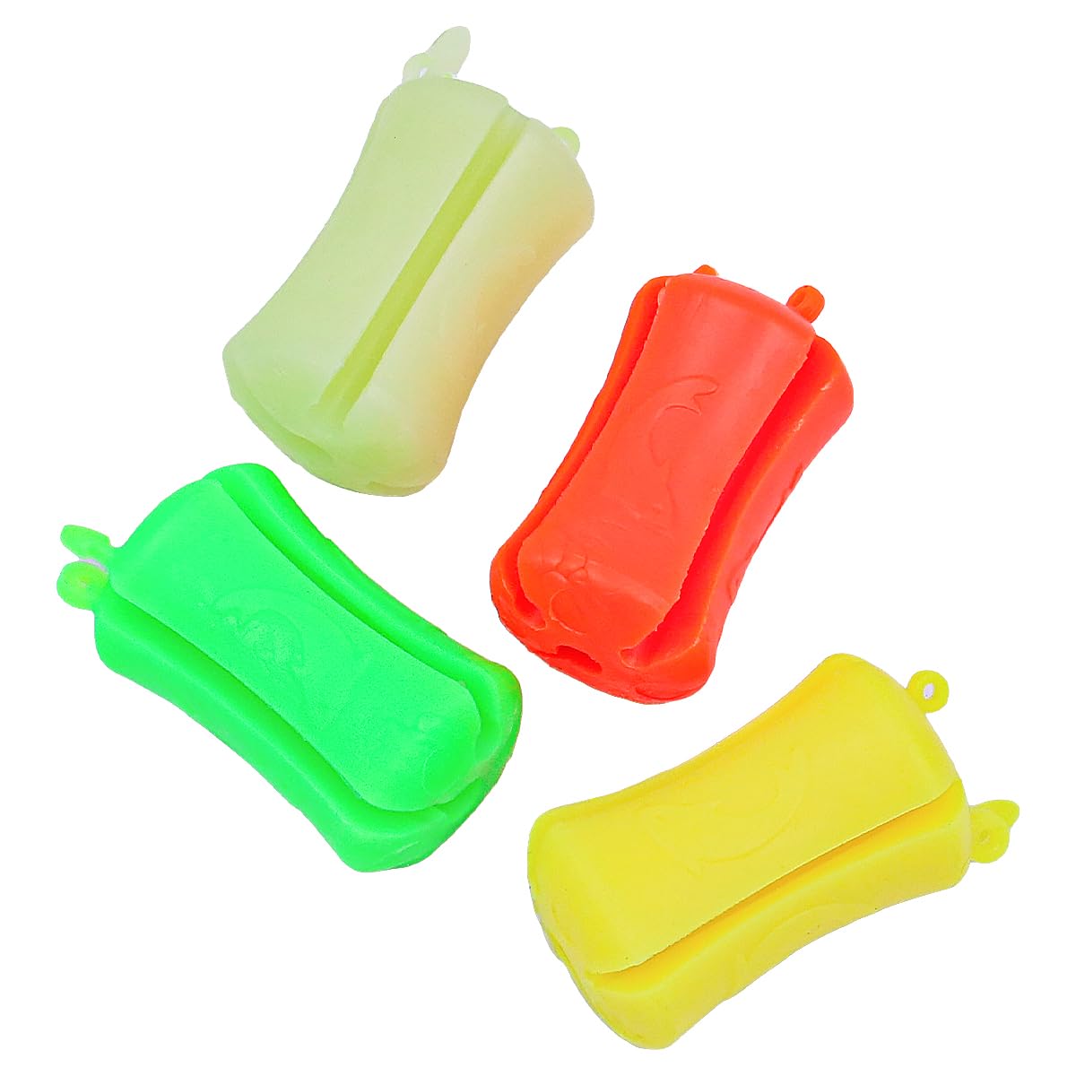 Tiardey 4PCS Rubber Fishing Rod Clip Binding Clip for Fishing Tool Portable Fishing Rod Reusable Fishing Accessories