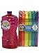 Play Day BUBBLE STICKS (set of 6 assorted colors)- Super Miracle Bubbles 100 Fl oz. Refill- Bundle