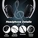 Beyution V4.1 Bluetooth Headphones Wireless Foldable Hi-fi Stereo Headphone for Smart Phones & Tablets - Black