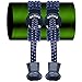AKTIVX SPORTS No Tie Shoe Laces for Golf Shoes - Voted The #1 Golf Gift of 2016 - Top Golf Accessories for Golfers - Replacement Golfing Shoelaces & Golf Equipment, Navy Blue