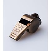 ACME Genuine No. 60.5 Thunderer Solid Brass Whistle. Professional Quality. Small Sized. High pitched. All-Rounder. 114 dBA. Designed and Made in The UK (Antique Brass)