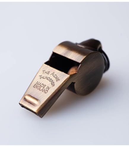 Fischietto Sportivo Acme Thunderer 60.5 - Ottone Nichelato, Tono Alto