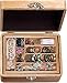 Utopia Kitchen Bamboo Expandable Cutlery Tray - Silverware & Utensils Organizer - 8 Compartment