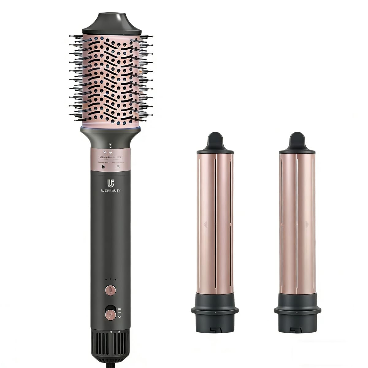 Photo 1 of Hot Air Styler, Blow Dryer Brush with Negative Ionic, Auto Hair Wrap Curling Irons Airflow Hair Curlers, Multi Styler for Volumizing, Straight, Wavy, Curly Hair