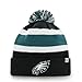 NFL Philadelphia Eagles Men's Breakaway Knit Cap, One Size, Black