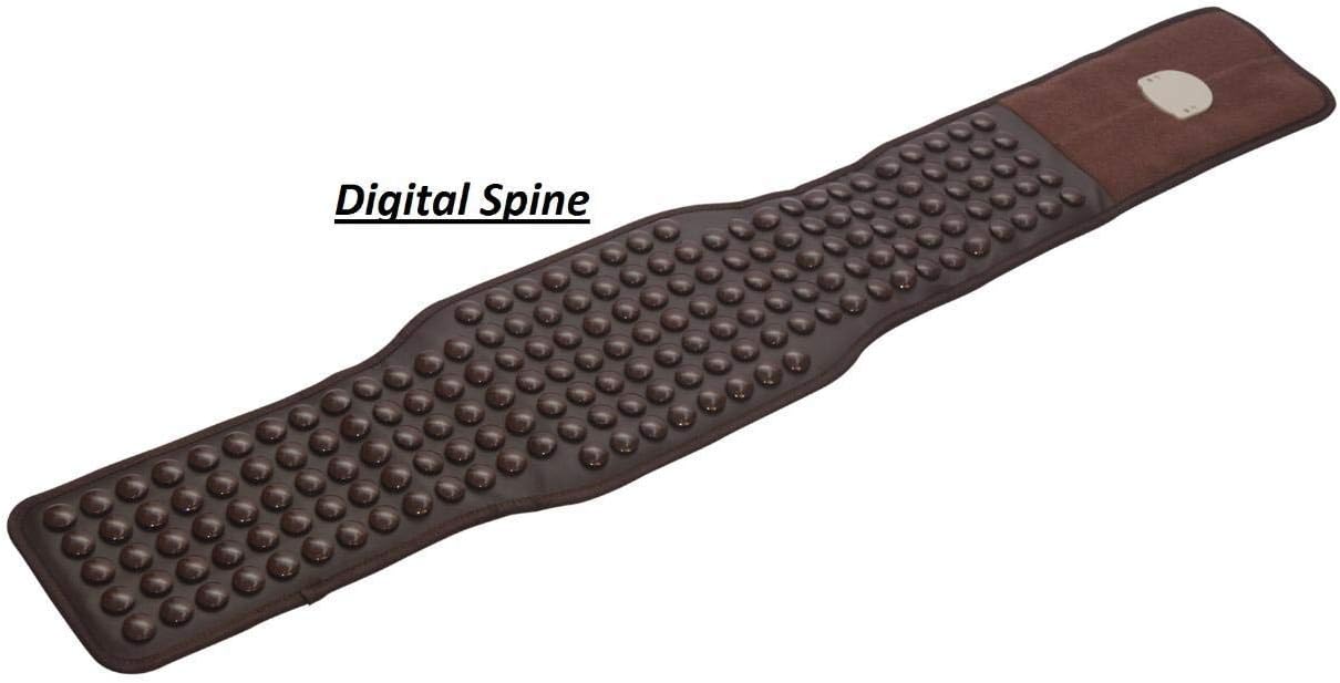 DIGITAL SPINE MEDICAL Pain Relief Tourmaline Slimming Belt-Professional Far Infrared (FIR) Heating Belts Stone for Heat and Energy Therapy