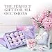 Aprilis 12 Bath Bombs Gift Set, Natural Bath Bomb Kit with Different Organic Essential Oils, Perfect Birthday Gift Idea For Her, Women, Teen Girls and Kids