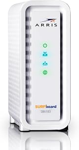 ARRIS SURFboard SB6183 DOCSIS 3.0 Cable Modem 16x4 Channels White Retail view 1