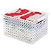 iDesign Modulon X/6 BPA-Free Recycled Plastic Large Stackable Basket, 11.2