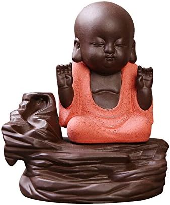 Small Monk Incense Burners Ceramic Sandalwood Incense Censer Stove Home Decoration
