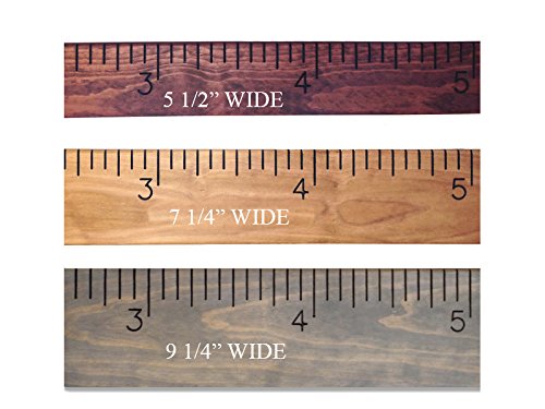 Custom Engraved Calligraphy Growth Chart, Personalized Wooden Ruler, Measuring Height Stick, Routed