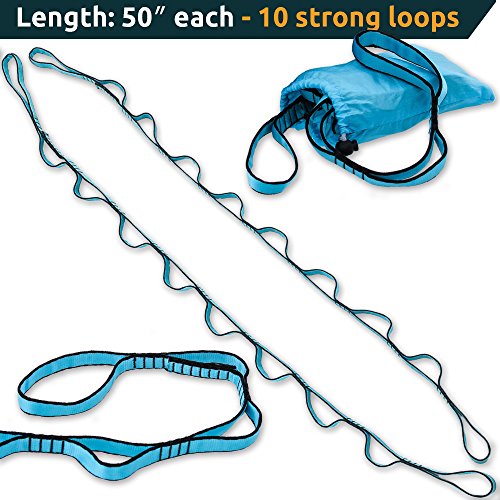 Aerial Yoga Hammock Daisy Chains Yoga Swing Rope Yoga Hanging Trapeze Extension Straps