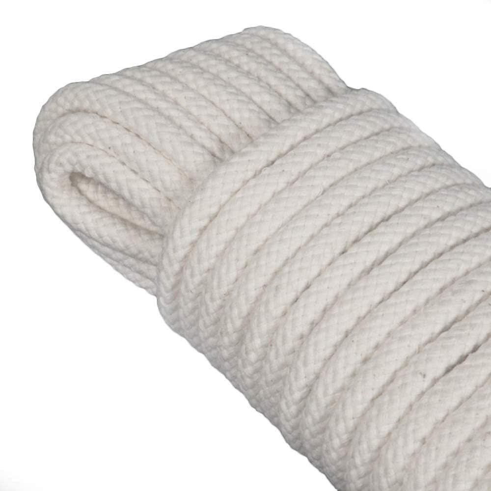 Space Home - Braided Rope for Hanging Clothes - Cotton - 20 Metres - 8 mm