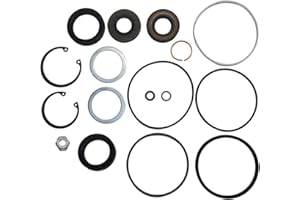 Power Steering Seals - Precision Fit Power Steering Gearbox Seal Kit | O-Ring and Sealing Kit for Ford Country Sedan, Crown Victoria, Elite, more 1965-1974 | Complete Steering Parts Seal Replacement
