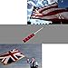 godehone Telescoping Flagpole,Stainless Steel Banner Tour Guide Teachers Flag Sign Collapsable Pole