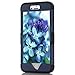 6S Plus Case, iPhone 6 Plus Case, iPhone 6S Plus Case, Speedup Diamond Studded Crystal Rhinestone 3 in 1 Bling Hybrid Shockproof Cover Silicone and Hard PC Case For iPhone 6/6S Plus (Navy Black)
