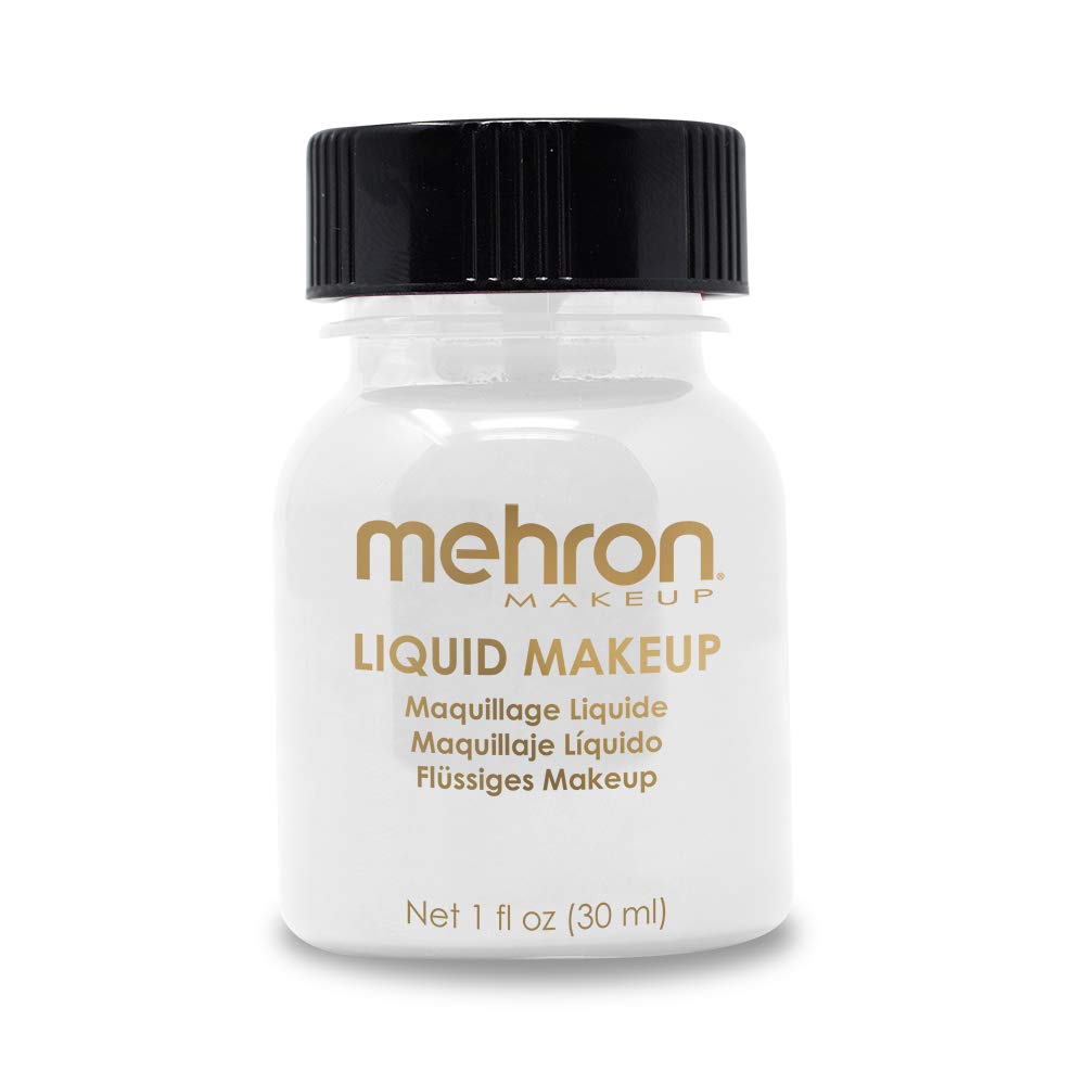 Mehron Makeup Liquid Makeup Face Paint And Body Paint Perfect For Halloween, Cosplay I Air Brush Compatible 1 Oz