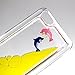 iphone 5c case , liquid case for iphone 5c , Appmax Cool 3D Aquarium Cute Dolphins Flowing Case for Apple iPhone 5C ,5C Phone Case Clear Hard-Yellow