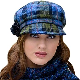 green newsboy hat